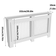 Super Tall 100CM Radiator Cover – Modern MDF Grill Shelf Cabinet