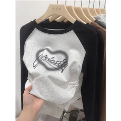 Girls' Long-Sleeve Cotton Tee – Soft & Stylish Everyday Wear