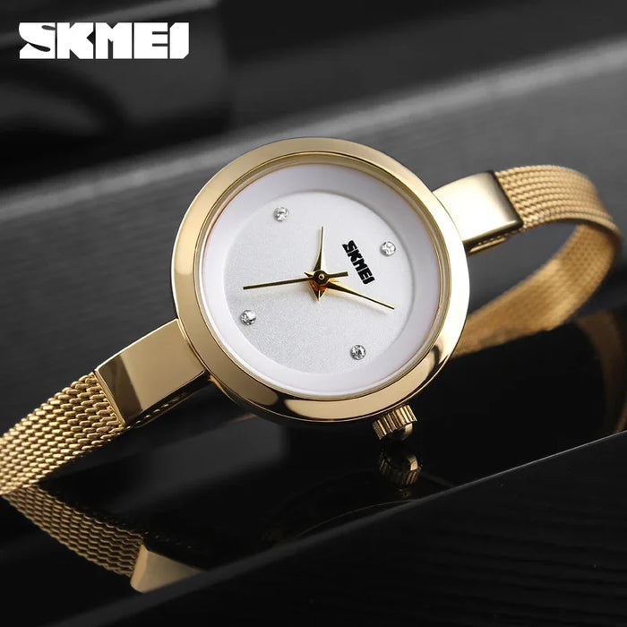 SKMEI 1390 Luxury Women’s Quartz Bracelet Watch, image 2
