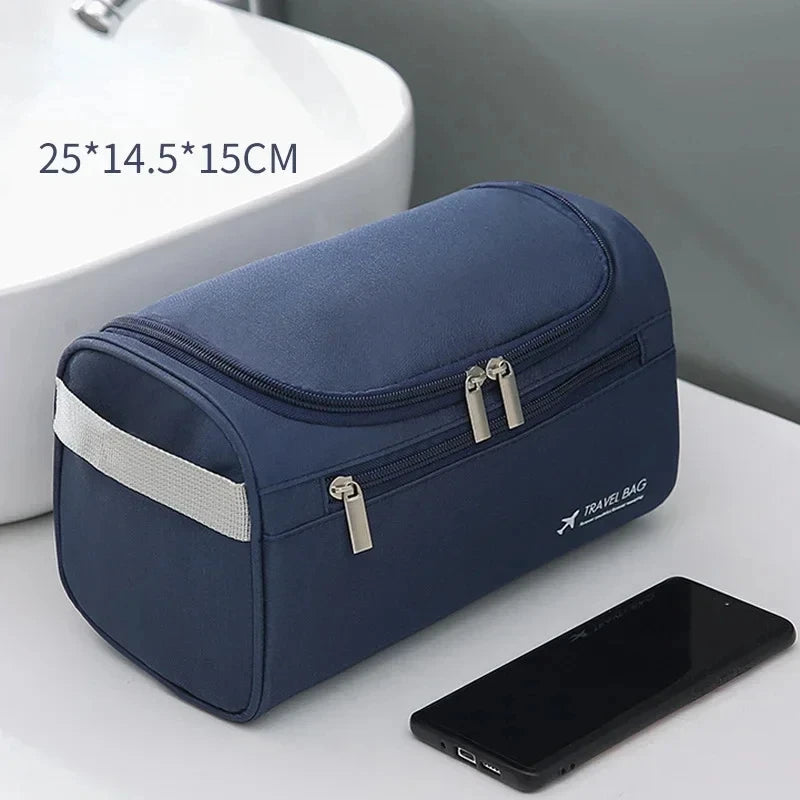Hanging Toiletry Bag, Faux Leather or Canvas