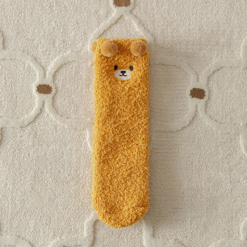 Women's Fluffy Teddy Bear Socks
