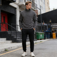 Men's Quarter-Zip Fleece Sweatshirt