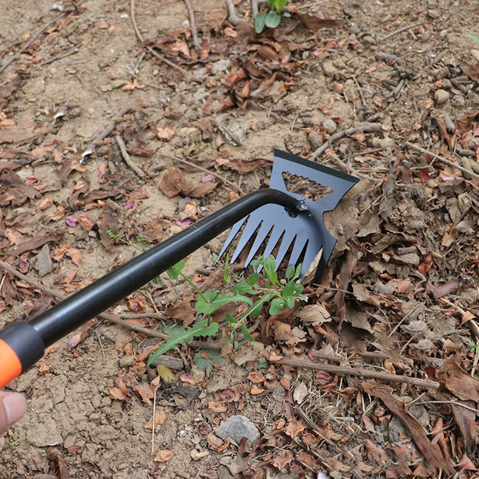 2-in-1 Weeding Rake and Hoe