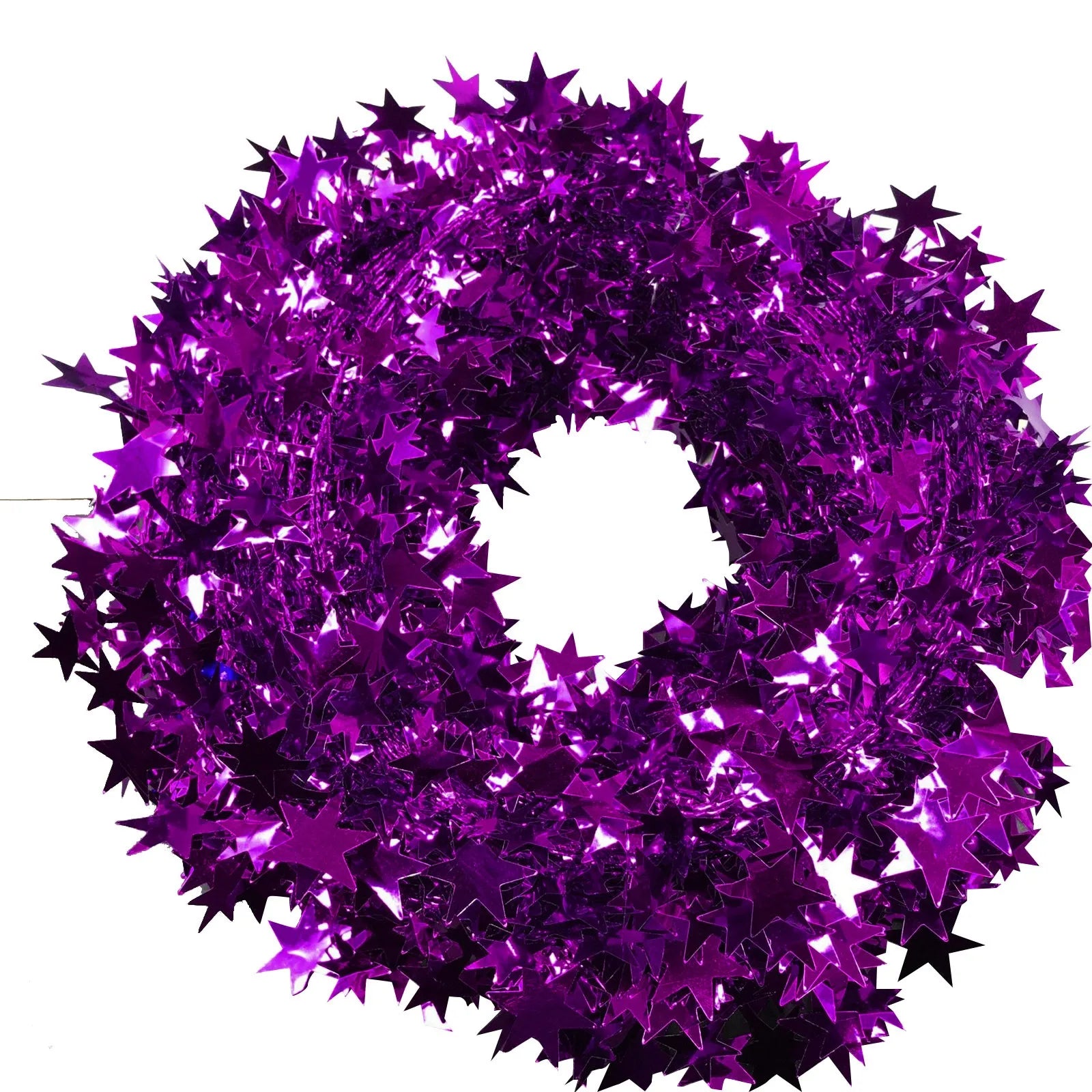 Star Tinsel Garland, 7.5 m