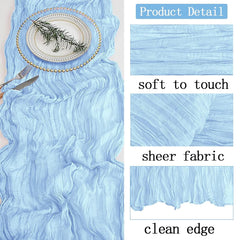 Cheesecloth Table Runner