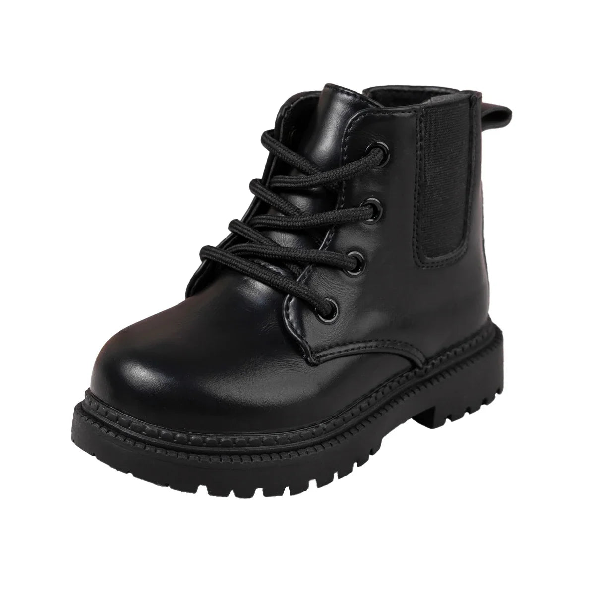 Kids' Waterproof Lace-Up Boots with Zip