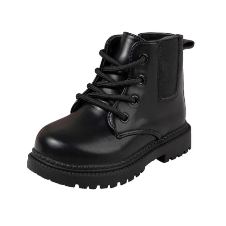 Kids' Waterproof Lace-Up Boots with Zip