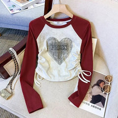 Girls' Long-Sleeve Cotton Tee – Soft & Stylish Everyday Wear