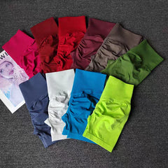 BreezeFit High-Waist Yoga Shorts