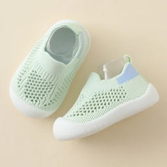 Baby and Toddler Knitted Slip-On Trainers