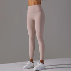 Women's High-Waisted Naked Feel Leggings – Seamless Yoga & Gym Workout Tights