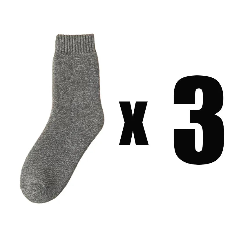 Fleece-Lined Thermal Socks, 1 or 3 Pairs