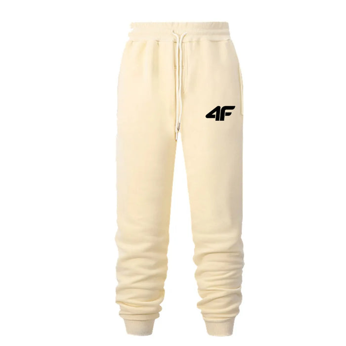 Unisex Printed Sweatpants, Soft Joggers for Casual Wear & Sports, khaki black