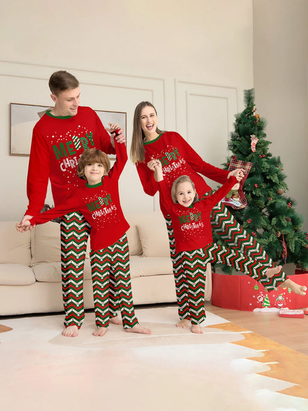 Festive Family Pyjama Set - Elk Patterned Plaid Comfort