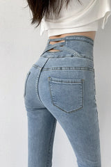 Vintage Chic High-Waist Jeans