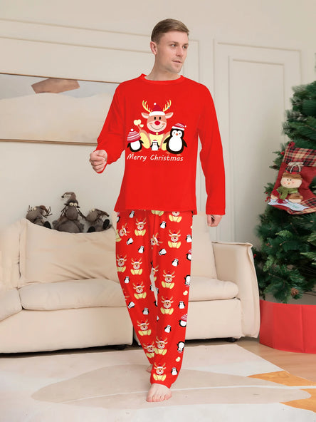 Cozy Family Christmas Pyjamas - Santa Reindeer Set
