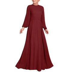 Elegant Modest Maxi Dress