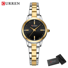 CURREN Women’s Simple Dial Bracelet Quartz Watch