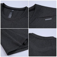 Men’s Quick-Dry Fitness T-Shirt – Breathable Short-Sleeve Running & Cycling Top