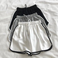 Women's Striped Casual Shorts – Loose-Fit Summer Sports Shorts