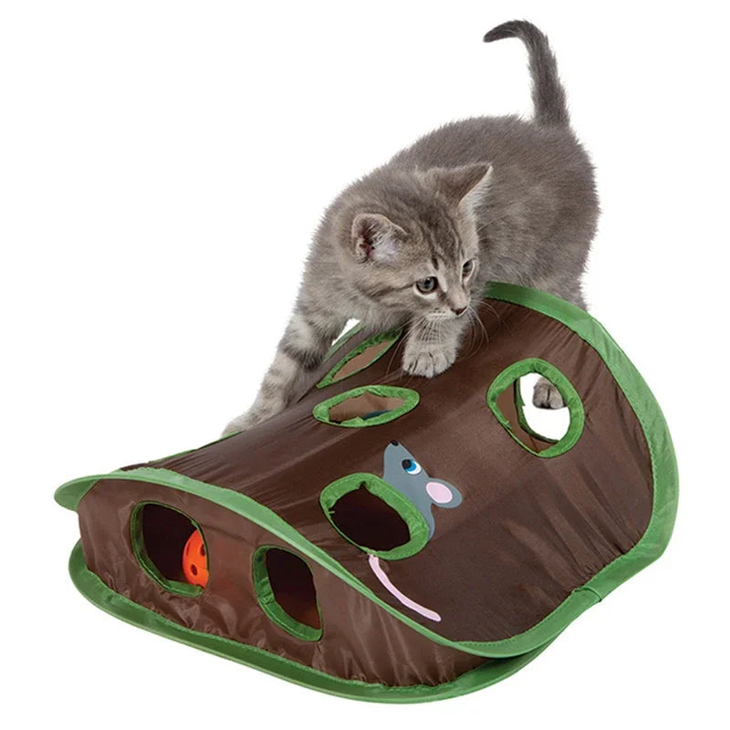 Cat Play Tent with 9 Peek Holes