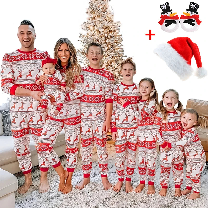 Festive Family Matching Christmas Pyjamas Set
