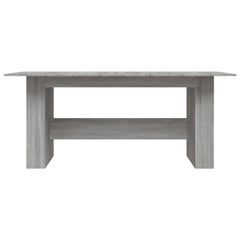 Grey Sonoma Dining Table – 180x90cm Modern Engineered Wood Table