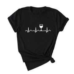 Vintage Geometric Print T-Shirt – Casual Short Sleeve Women’s Top