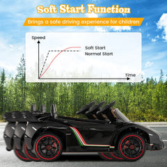 TurboTots 12V Electric Ride-On Car