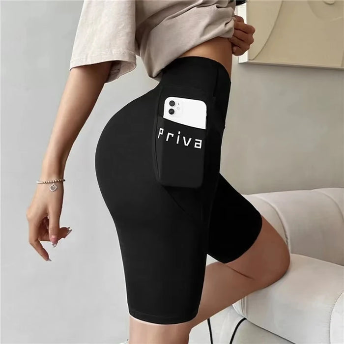 Women's High-Waisted Sports Shorts, Workout & Yoga Fitness Shorts, image 2