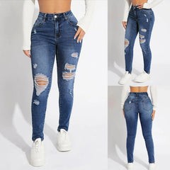 Urban Chic Skinny Ripped Jeans