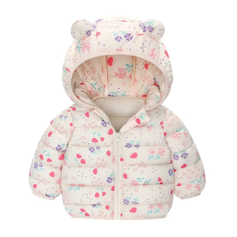 Kids' Lightweight Hooded Puffer Jacket
