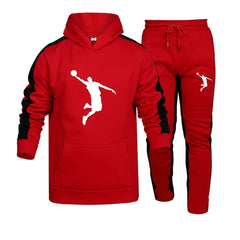 Men’s 2-Piece Tracksuit – Casual Hoodie & Joggers Set for Spring & Autumn