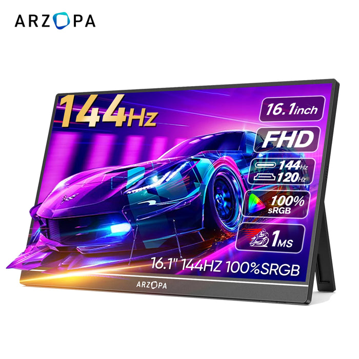 Vivid 144Hz Portable Gaming Monitor with HDR