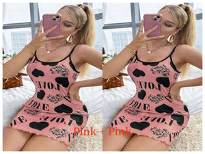 Dreamy Nights Halter Pyjama Dress