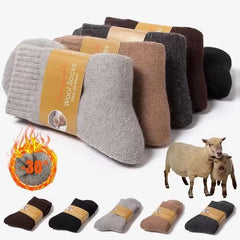 Men's Thick Thermal Socks, 4 Pairs