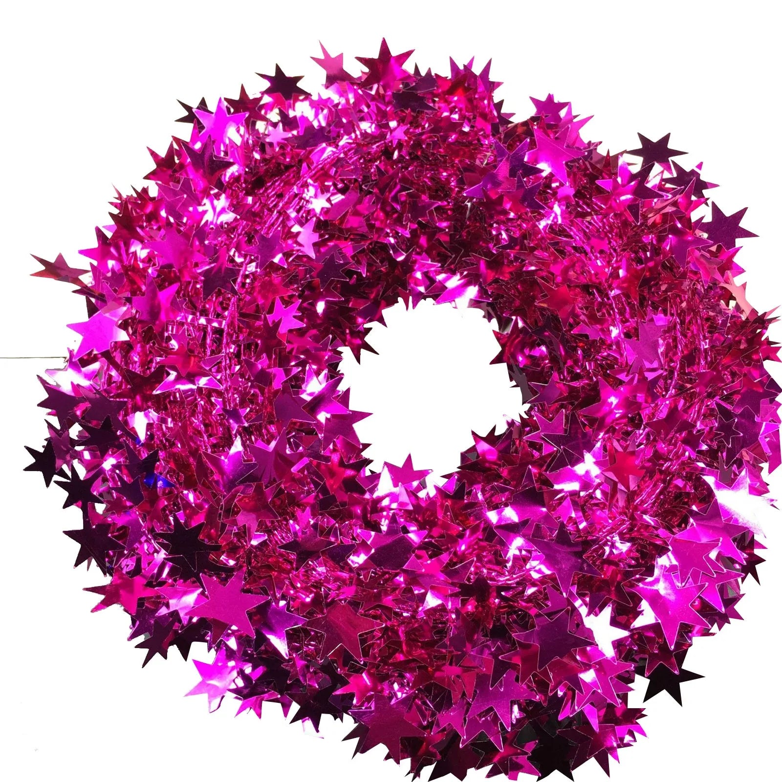 Star Tinsel Garland, 7.5 m