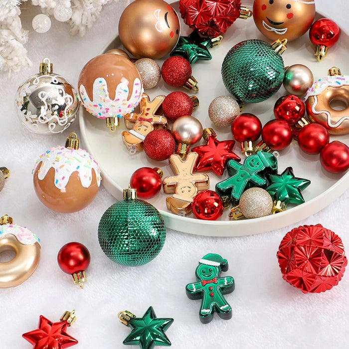 Painted Christmas bauble set, photo 2