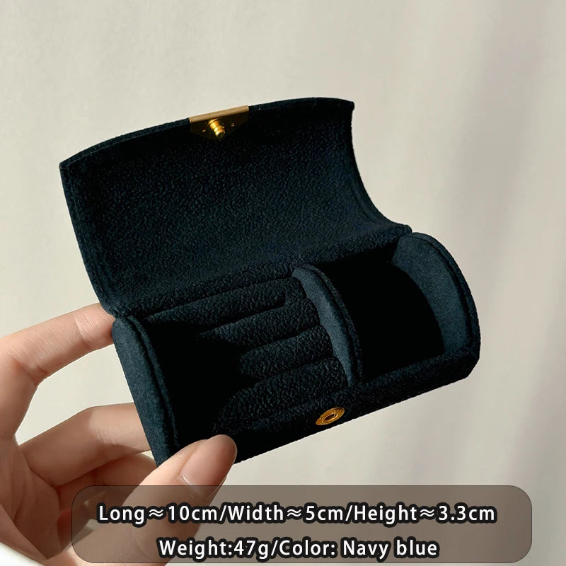 Mini Velvet Jewellery Case