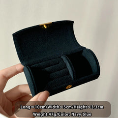 Mini Velvet Jewellery Case