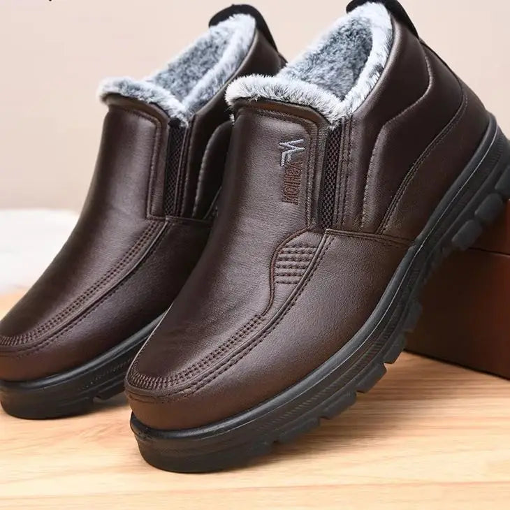 Men's Waterproof Warm Lined Snow Boots