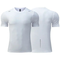 Men’s Quick-Dry Fitness T-Shirt – Breathable Short-Sleeve Running & Cycling Top