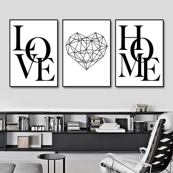 Nordic Love Canvas Art Set, image 2