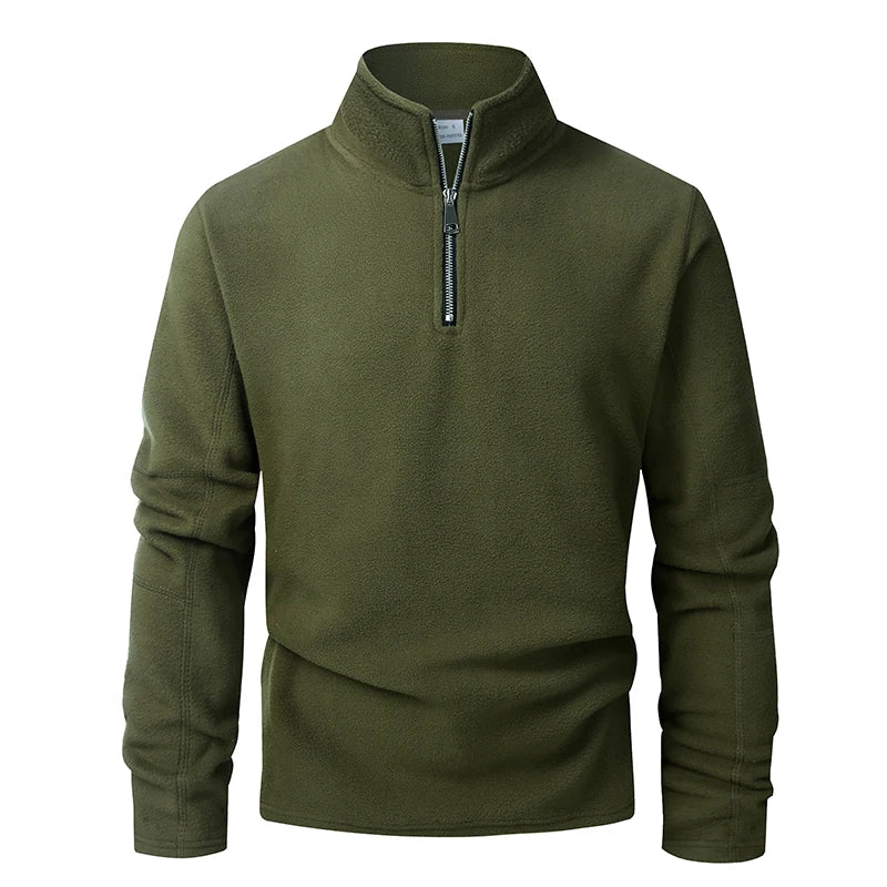 Men's Quarter-Zip Fleece Sweatshirt