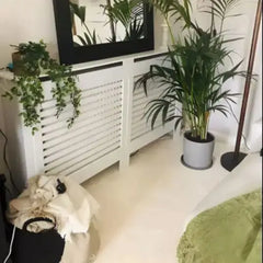 Super Tall 100CM Radiator Cover – Modern MDF Grill Shelf Cabinet