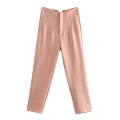Women's High-Waist Pencil Trousers – Elegant Office & Formal Wear