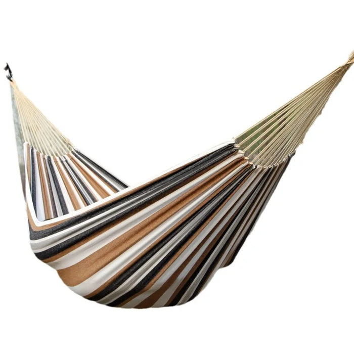 Multi-Functional Canvas Hammock, Indoor & Outdoor Striped Swing