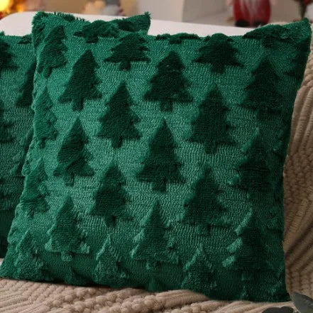 Plush Christmas Cushion Cover, 45 x 45 cm