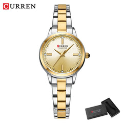 CURREN Women’s Simple Dial Bracelet Quartz Watch