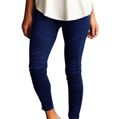 Chic Stripe Slim-Fit Trousers